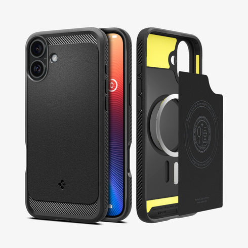 Spigen iPhone 16 Series Case Rugged Armor (MagFit)